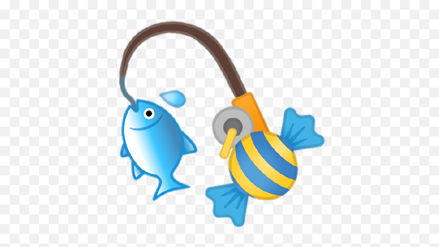 Menci Giters Emoji,Fish On Fishing Pole Emoji Free Emoji PNG Images