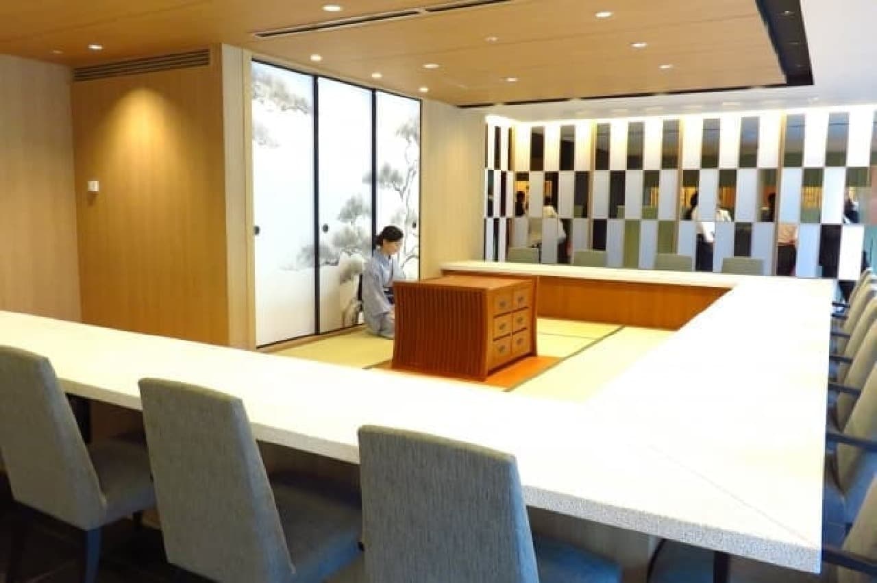 New longestablished Japanese restaurant "Nadaman" in ShinagawaUnique