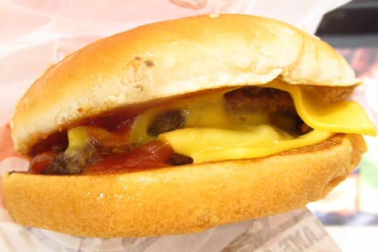 [Tasting] Burger King "Double Cheeseburger" Cheddar cheese is rich