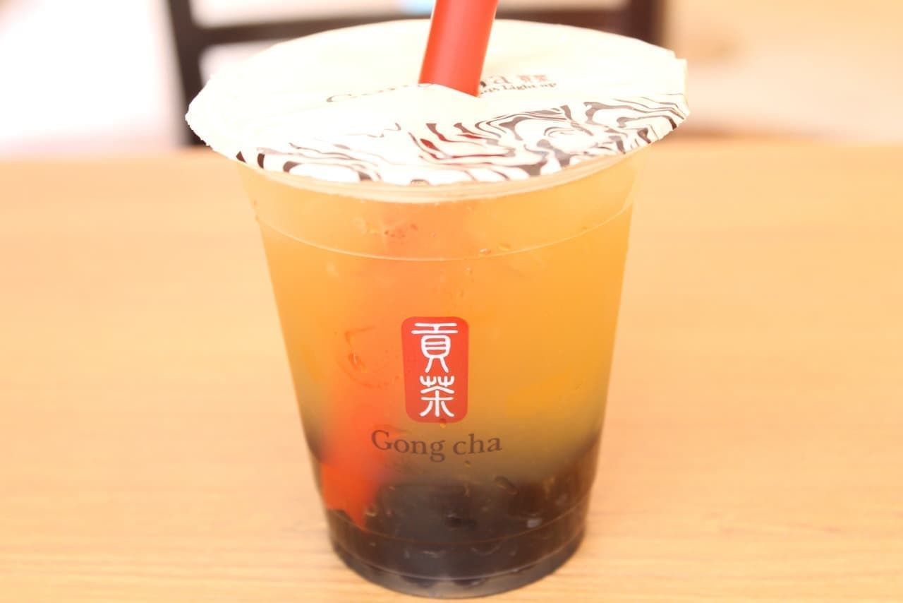 Freshness heaping! I drank Gong Cha "Lemon Mojito Green Tea Ade