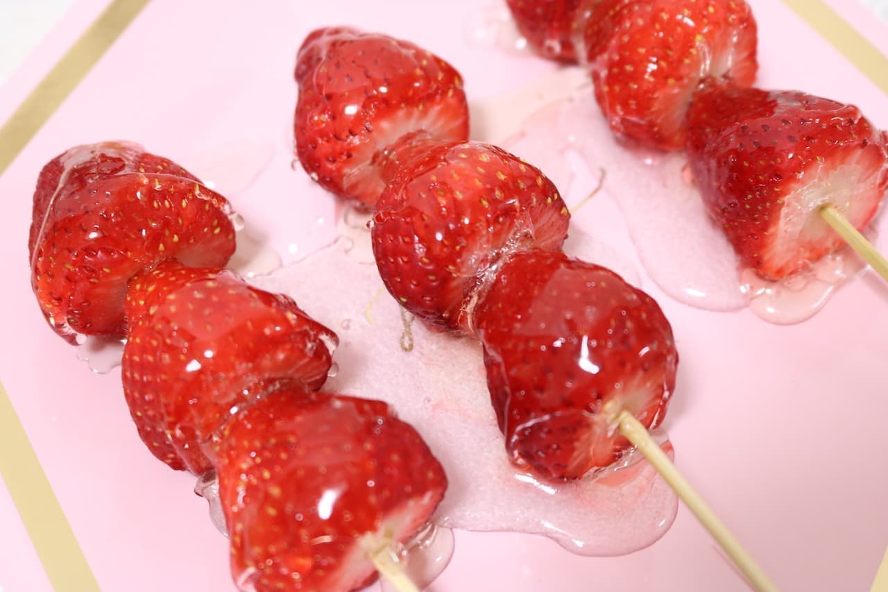 Easy recipe for "Strawberry Candy"! Jewellike fruit candy in the