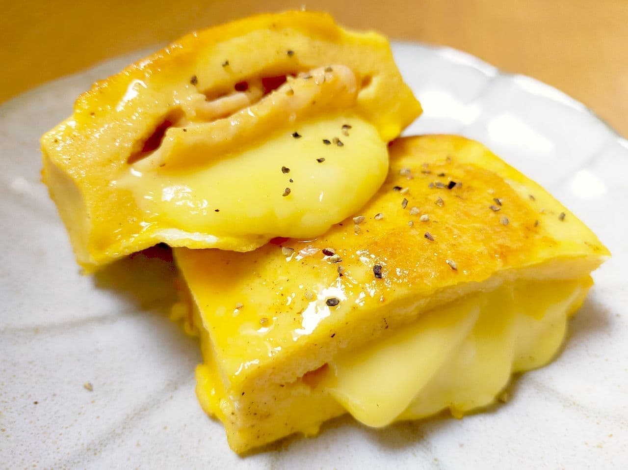 "Fluffy Koya Tofu Piccata" recipe! Excellent compatibility with ham and cheese Soaked in milk