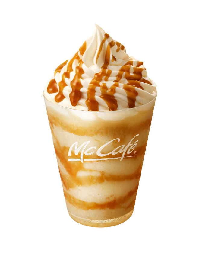 McCafé "Strawberry Milk Frappe" "Banana Caramel Frappe" for a limited