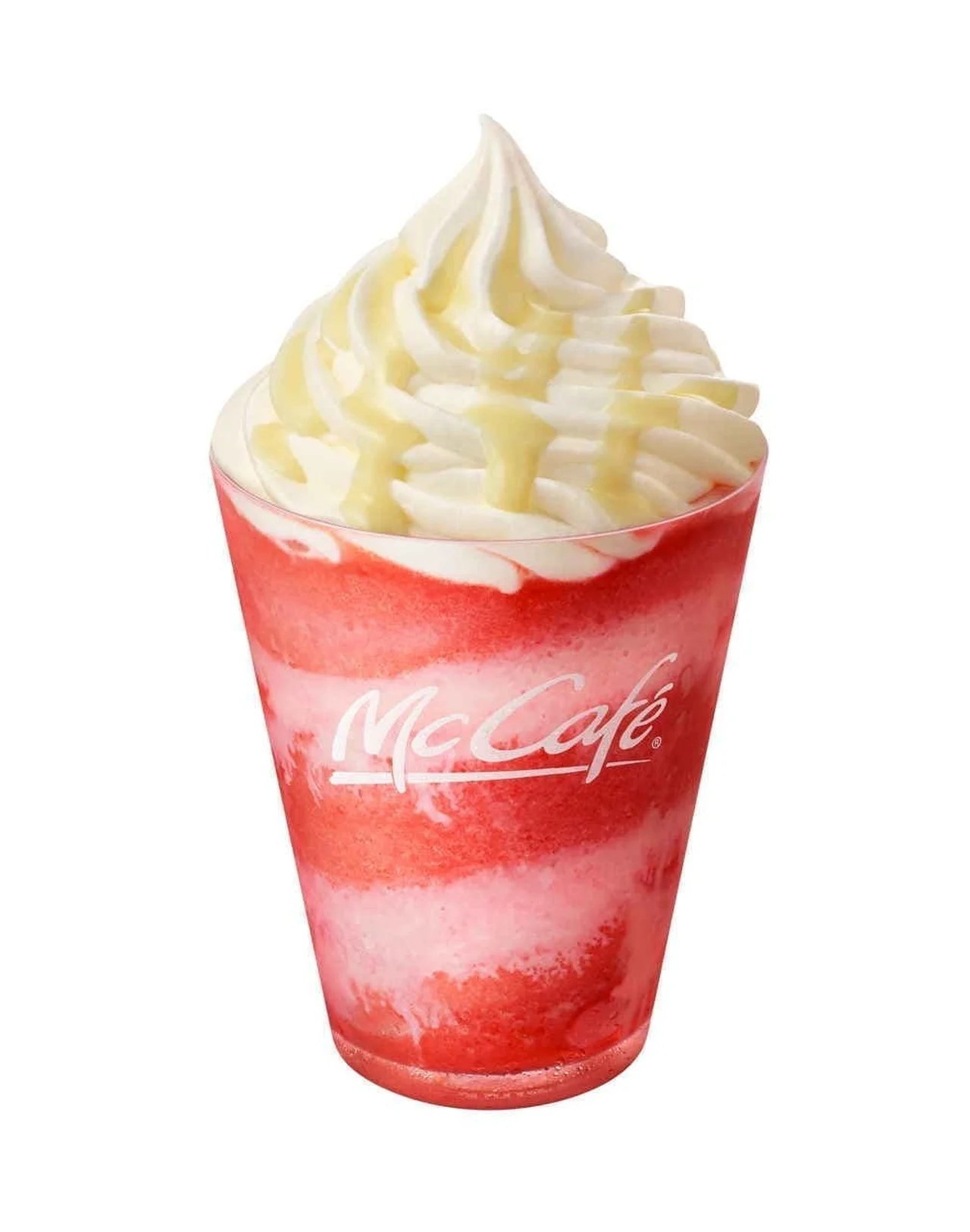 McCafé "Strawberry Milk Frappe" "Banana Caramel Frappe" for a limited