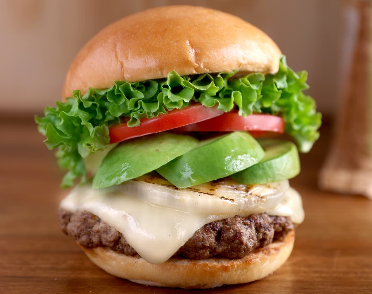 Kua Aina "Smoked Monterey Jack Cheese Bacon Burger" and "Thick Cut