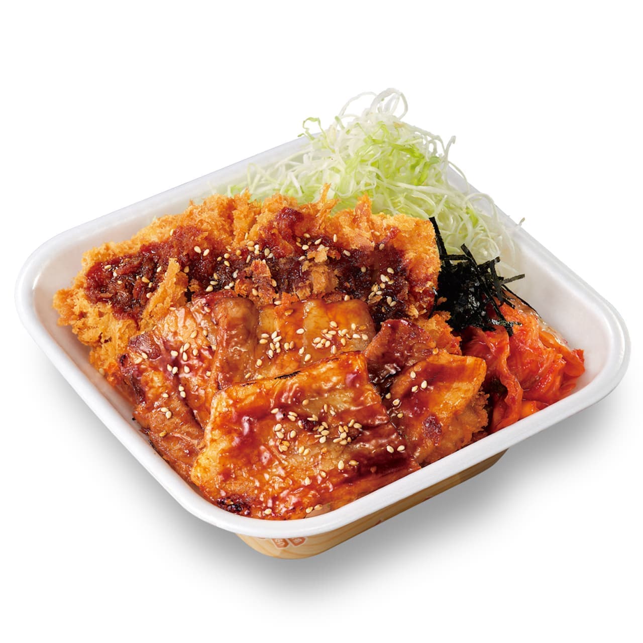 Katsuya "Pork Kalbi Yakiniku with Chicken Cutlet" hearty chicken
