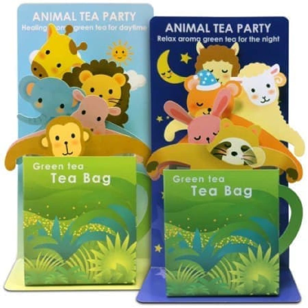 Animalshaped green tea bag "ANIMAL TEA PARTY" released. Relax with a cute look