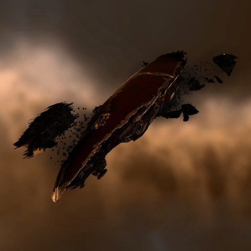 Guarded Amarr Classified Courier Wreck (NPC structures Large Collidable