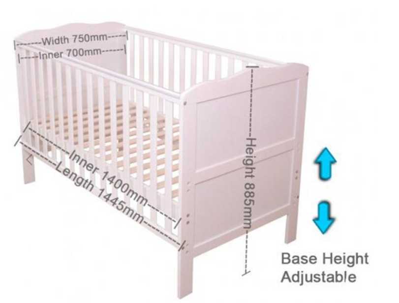 Nursery solid wood baby crib / baby cot prices China baby Exportimes