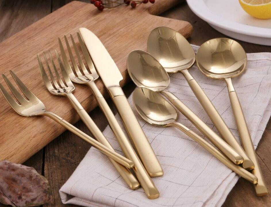 GOLD CUTLERY SET Y370 China GOLD CUTLERY Exportimes