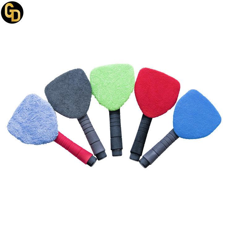 swivel head car window cleaning brush microfiber car cleaning brush car
