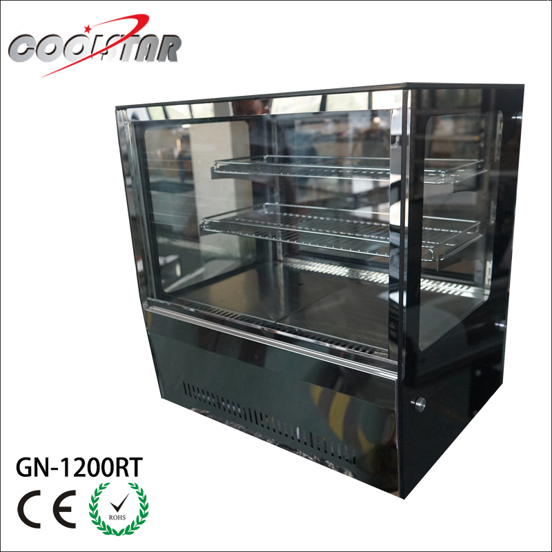 Countertop mini cooling fridge display for cake refrigerated