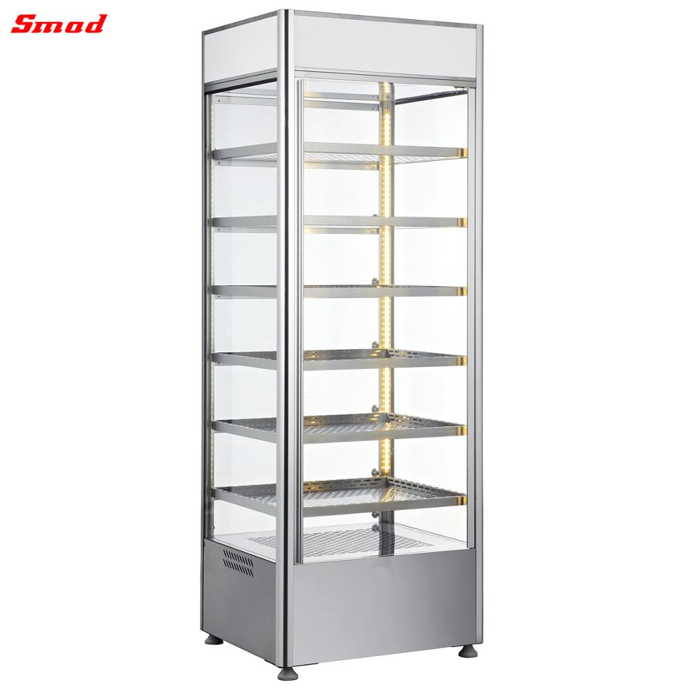 Stainless steel Upright Glass Food Warmer Display Showcase sale China