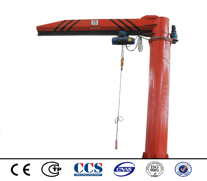 2 ton Electric Chain Hoist Lifting Cantilever Swing Arm Jib Crane Price
