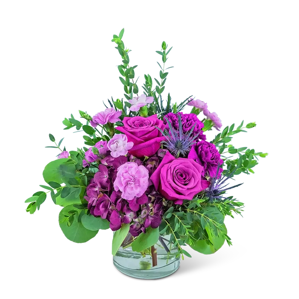 Mod Magenta Vacaville Florist Brick by Brick Floral Local Flower