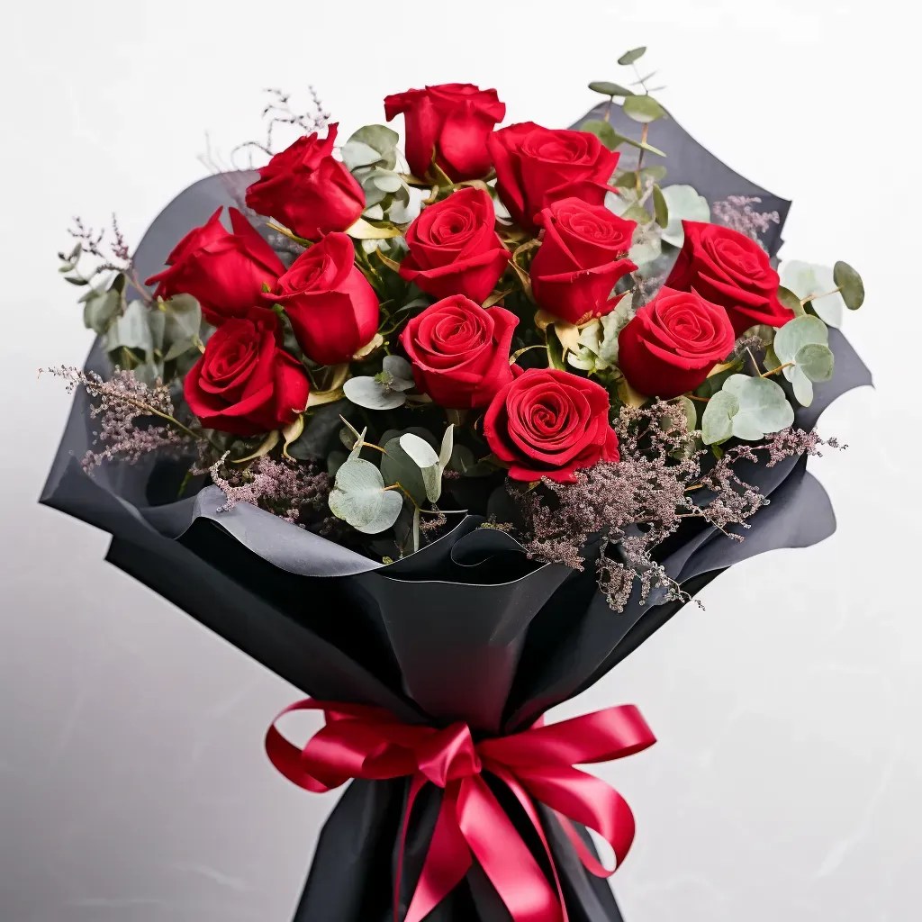 Signature Wrapped Premium Roses Charlotte Florist Gardenia Hill