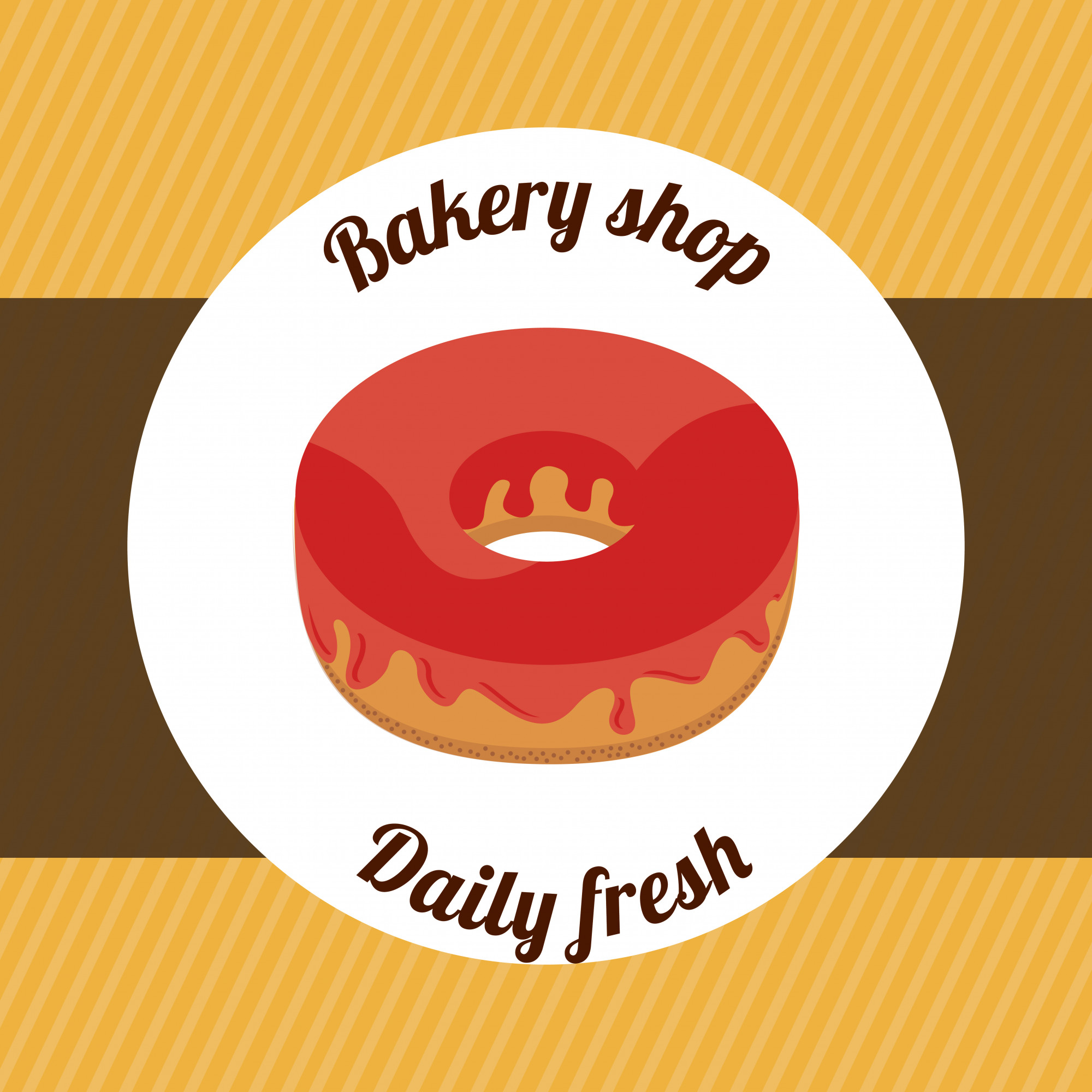 Free Vector Bakery simple element