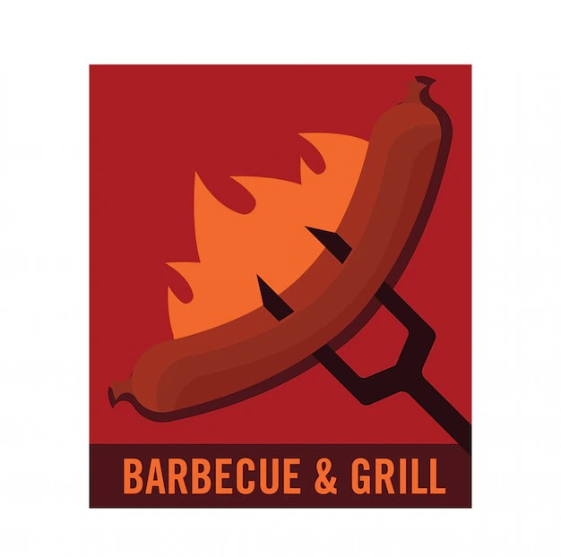 Premium Vector Barbeque logo