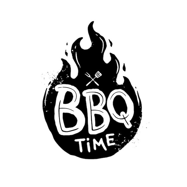 Bbq time Premium Vector