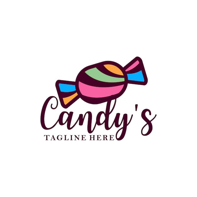Premium Vector Candy logo vector