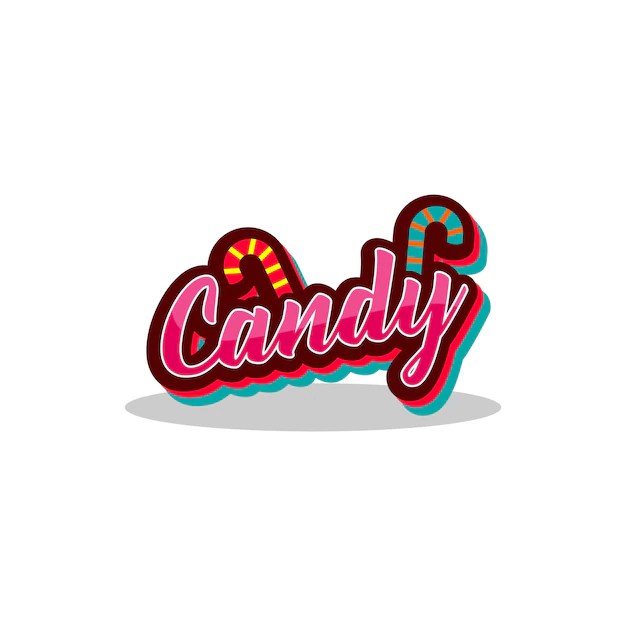 Premium Vector Candy logo vector.