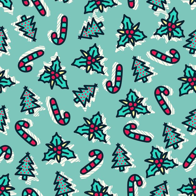 Premium Vector Christmas pattern design