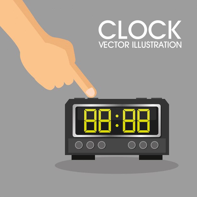 Premium Vector Clock design