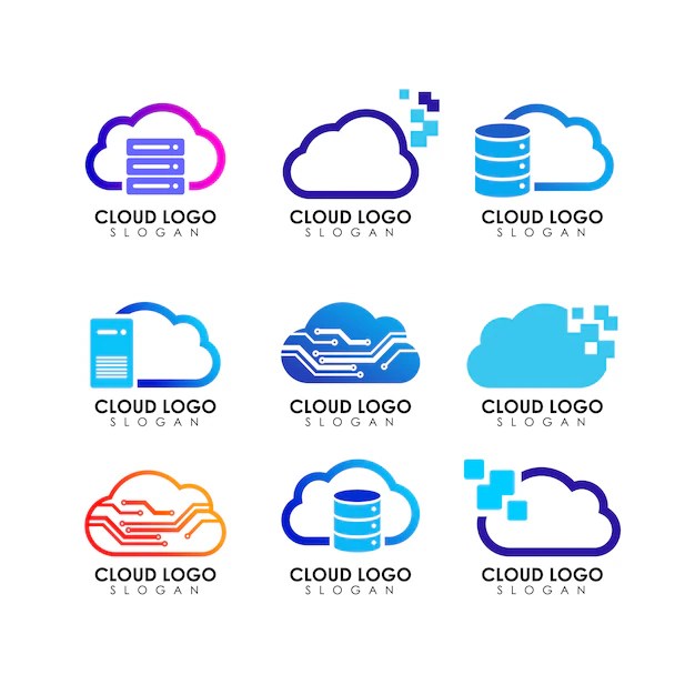 Premium Vector Cloud logo design template