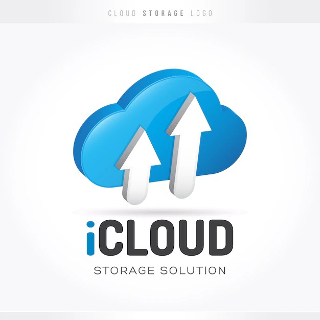 Premium Vector Cloud storage logo