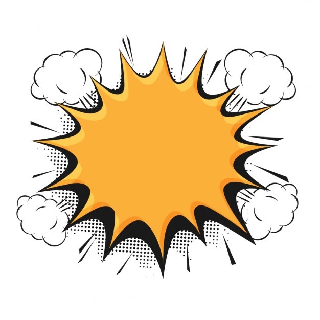 Premium Vector Comic speech bubble design