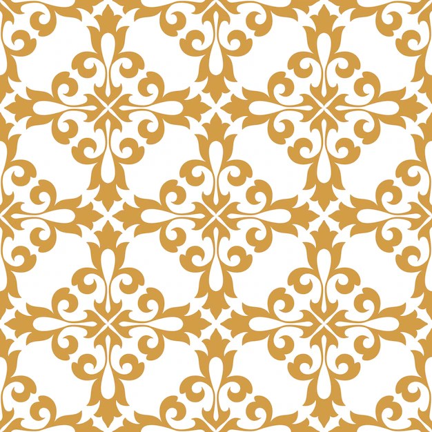 Free Vector Damask seamless pattern