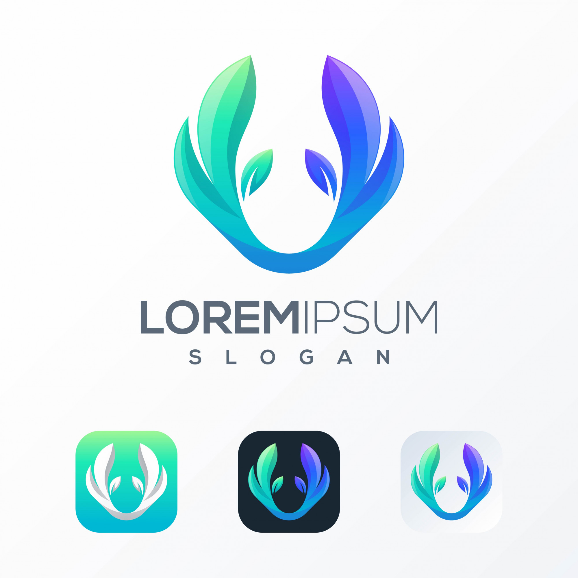 Premium Vector Deer Leaf Logo Template
