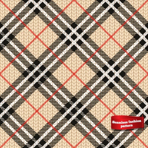 Fabric pattern Free Vector