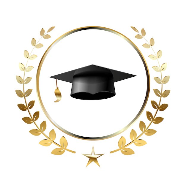 Premium Vector Graduation logo template design elements.