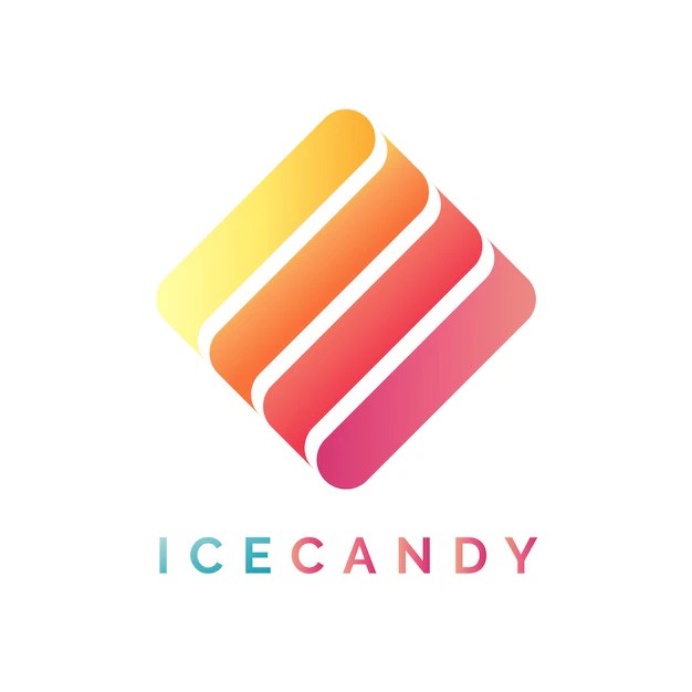 Premium Vector Ice candy logo
