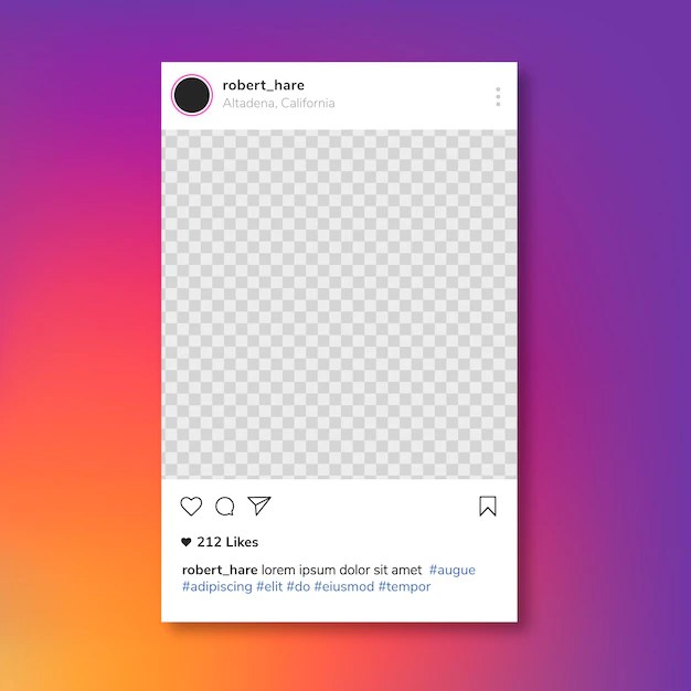 Instagram Border Template