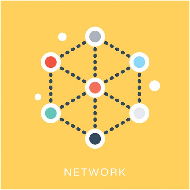 Premium Vector Network flat vector icon