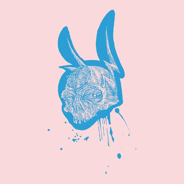 Rabbit skull Premium Vector
