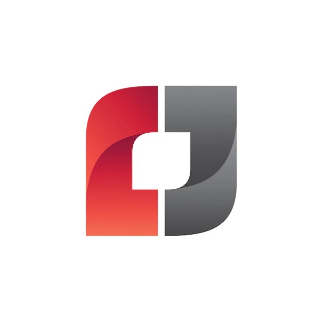 Square logo vector Premium Vector