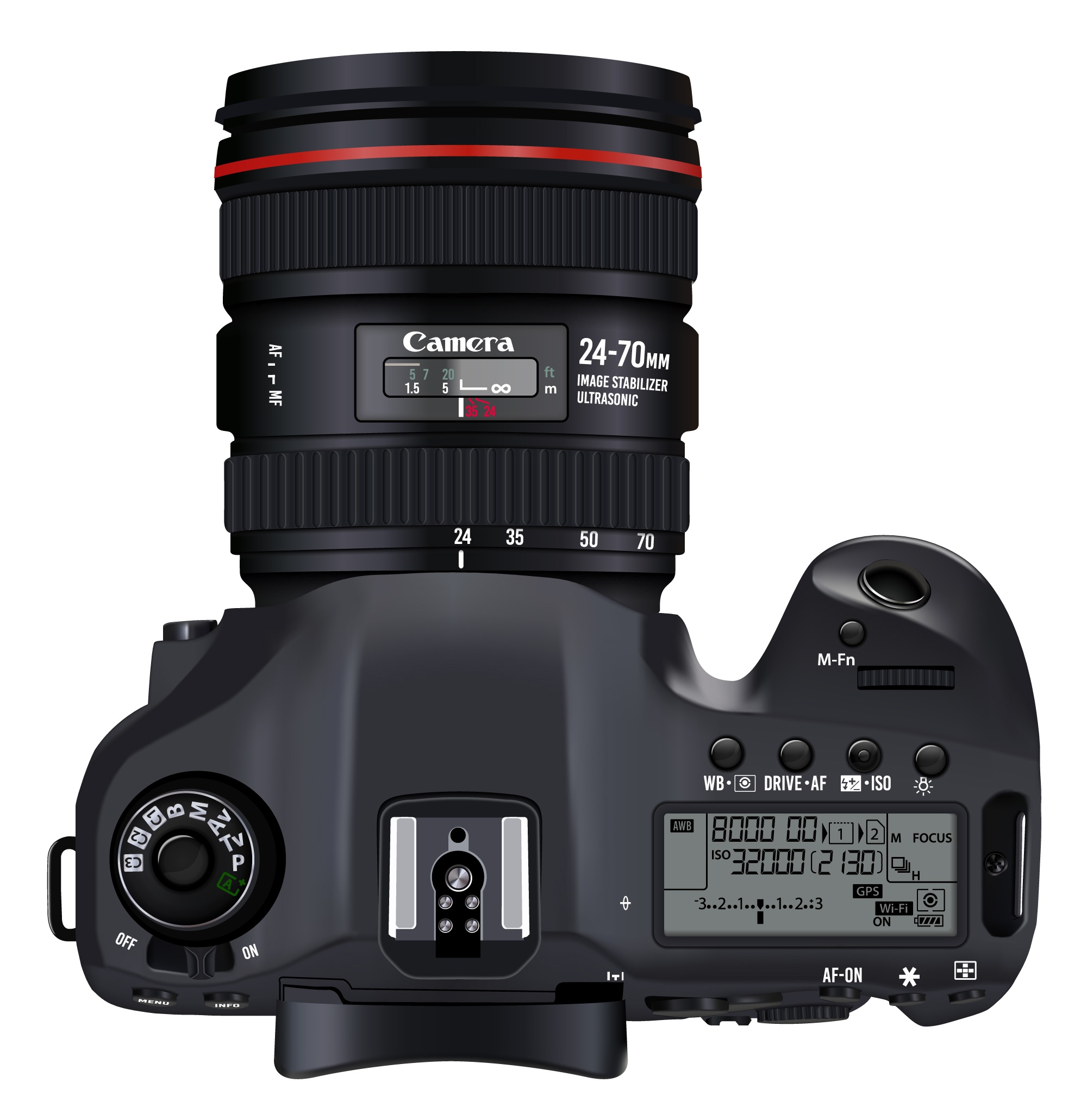 Premium Vector Top view camera design