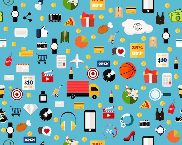 Premium Vector Vector flat seamless texture pattern