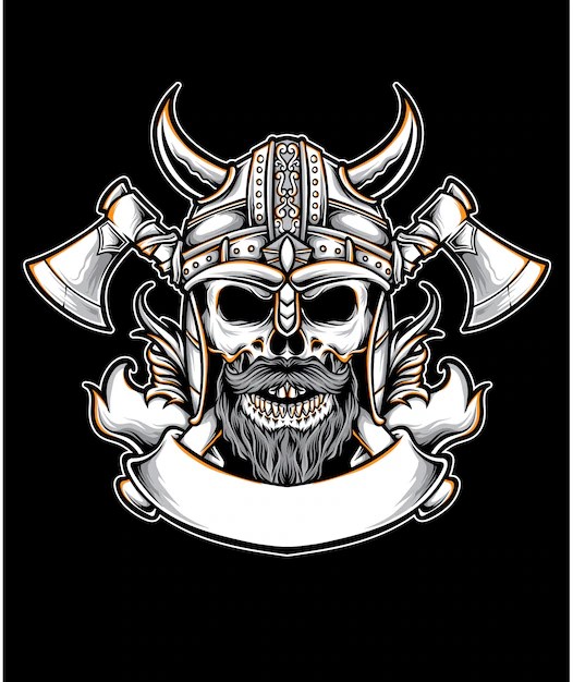 Premium Vector Viking logo vector