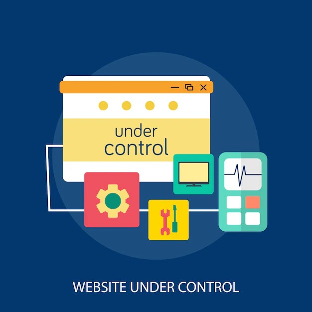 Premium Vector site under control