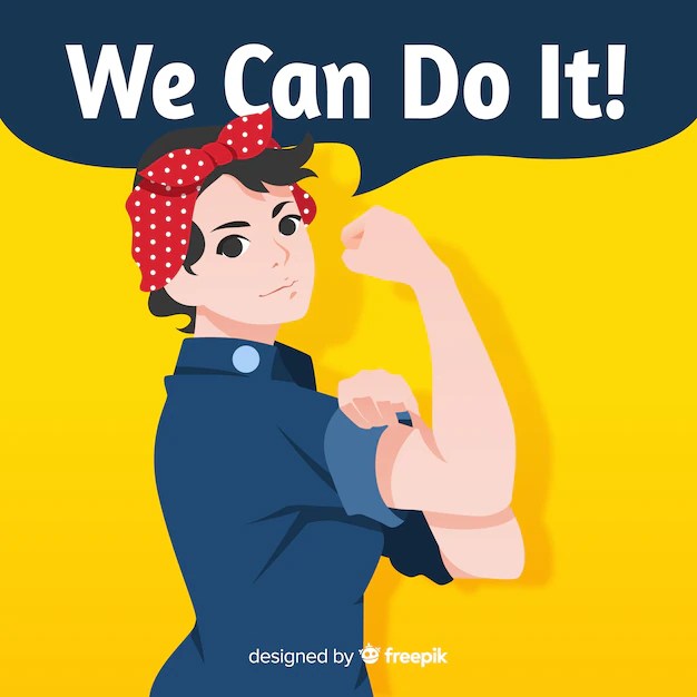 We can do it! Vector Gratis