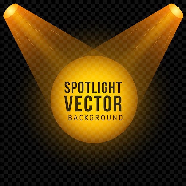 Spotlight Gratis Vector