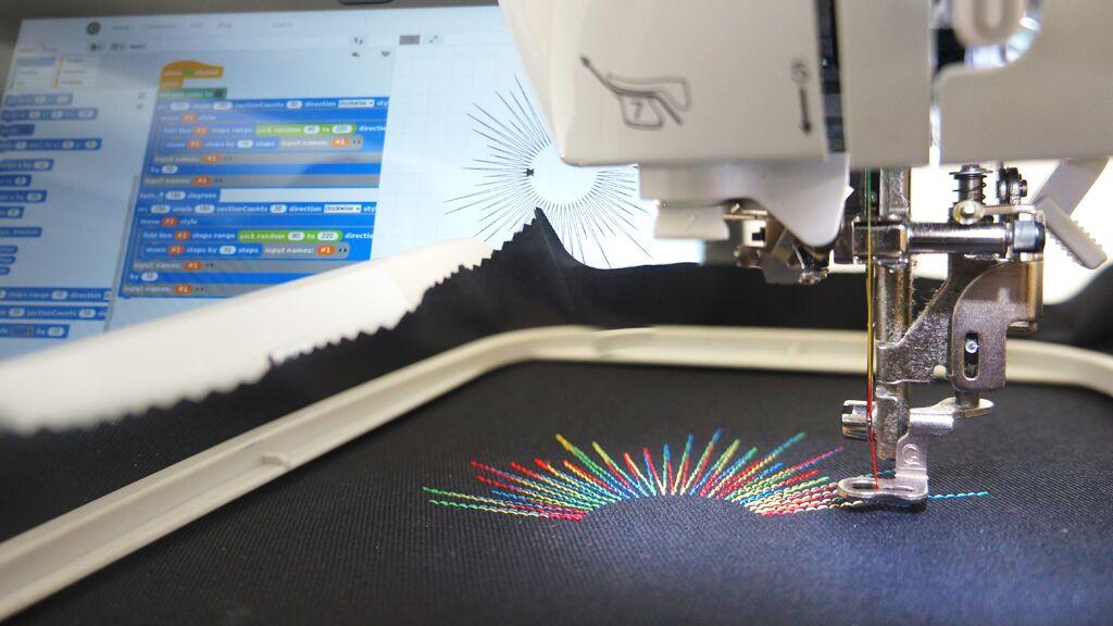 Turtle Stitch Mit der Stickmaschine programmieren lernen