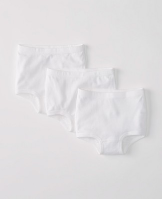 Girls Classic Unders 3 Pack In Organic Cotton Girls Underwear
