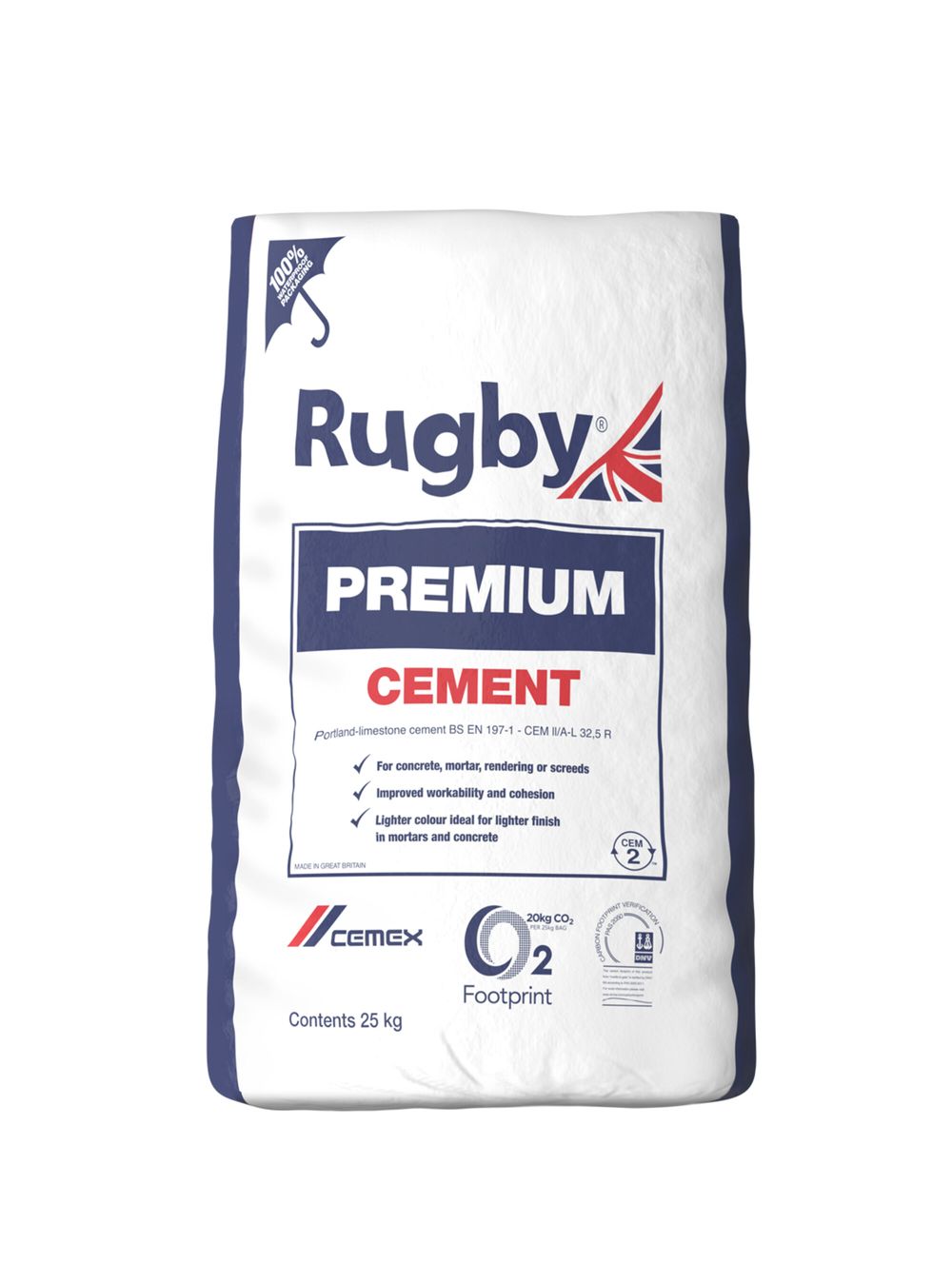Rugby Standard Cement Bag (BA4003) Harris & Bailey Ltd