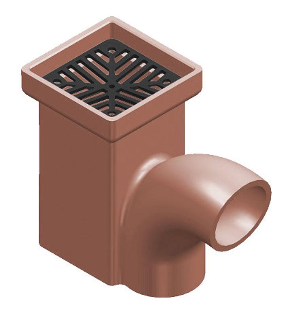 Traditional Salt Glaze Drain Square Gully (BD02019) Harris & Bailey Ltd