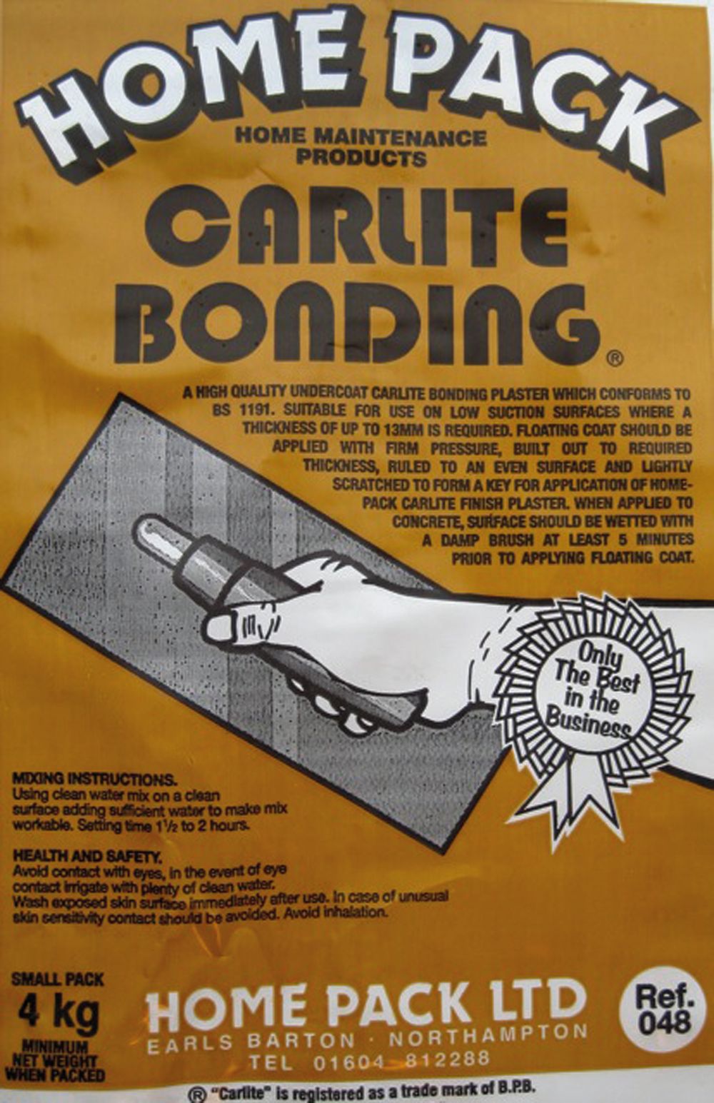 Bonding Plaster (BO0001) Harris & Bailey Ltd